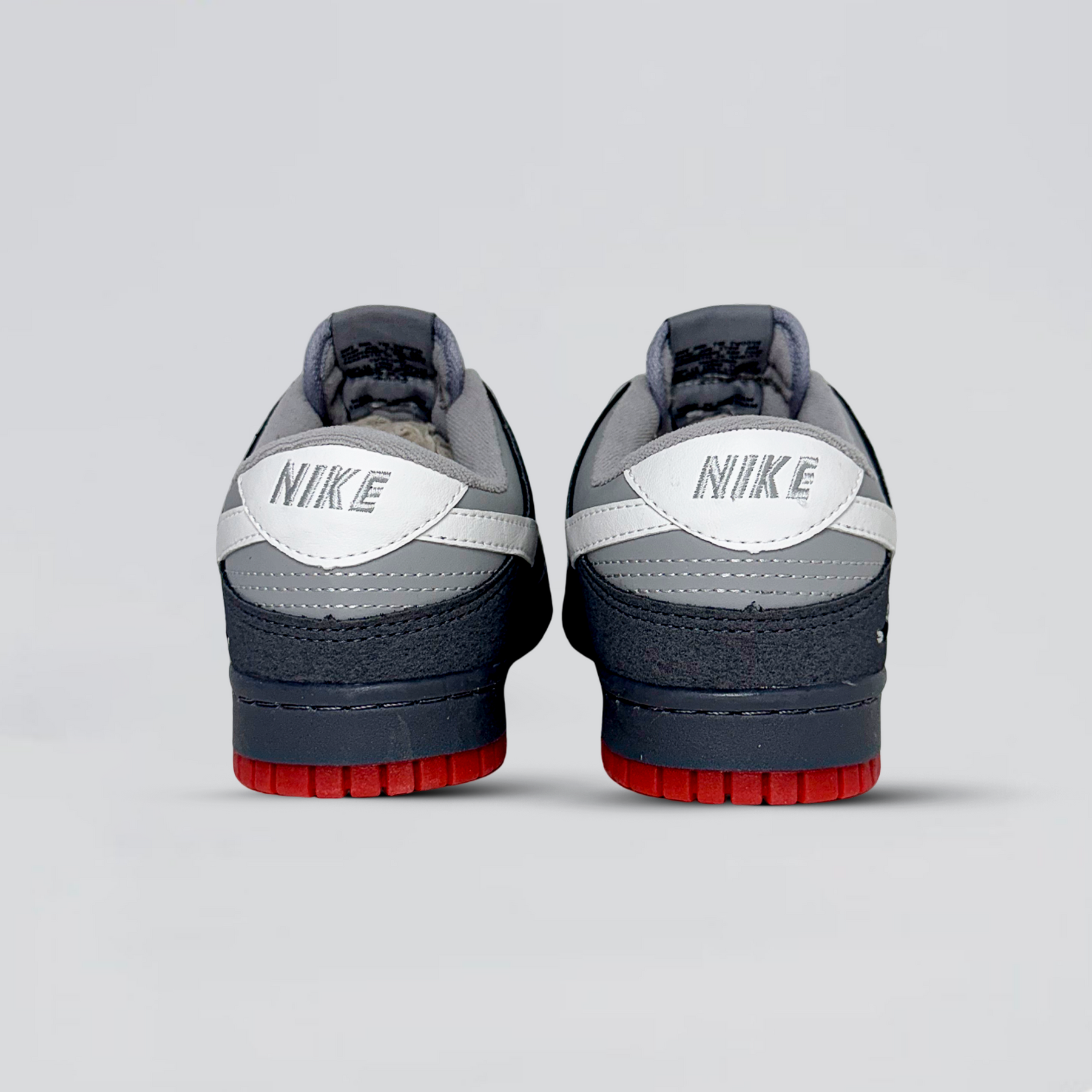 Nk Dunk Low Bird Cinza Sola Vermelha