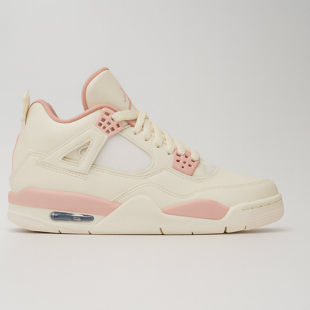 NK JD 4 Branco e Rosa