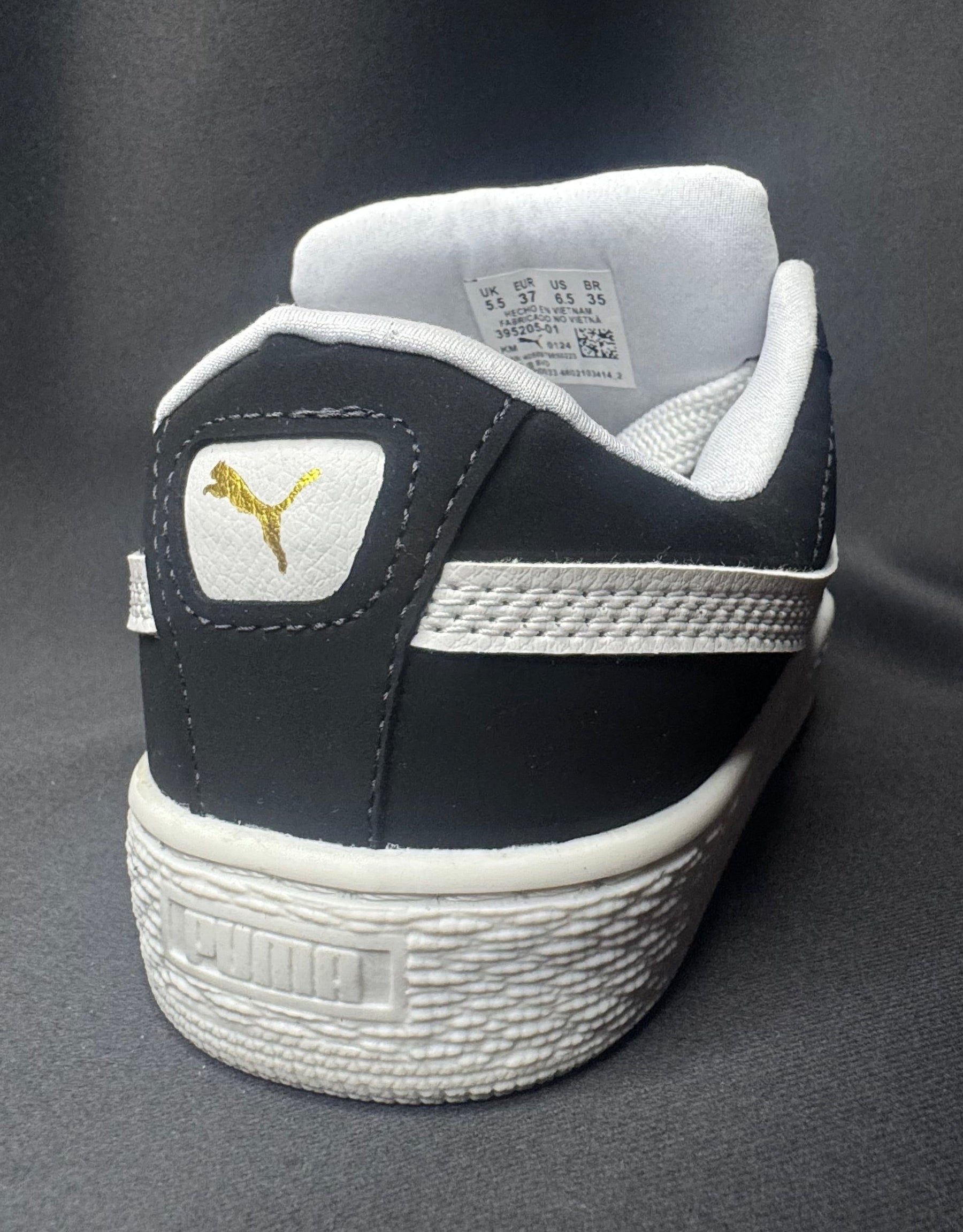 PM SUEDE XL PRETO & BRANCO